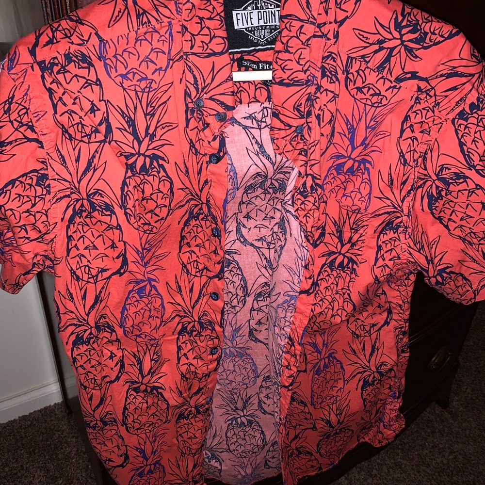 Pineapple Hawaiian shirt